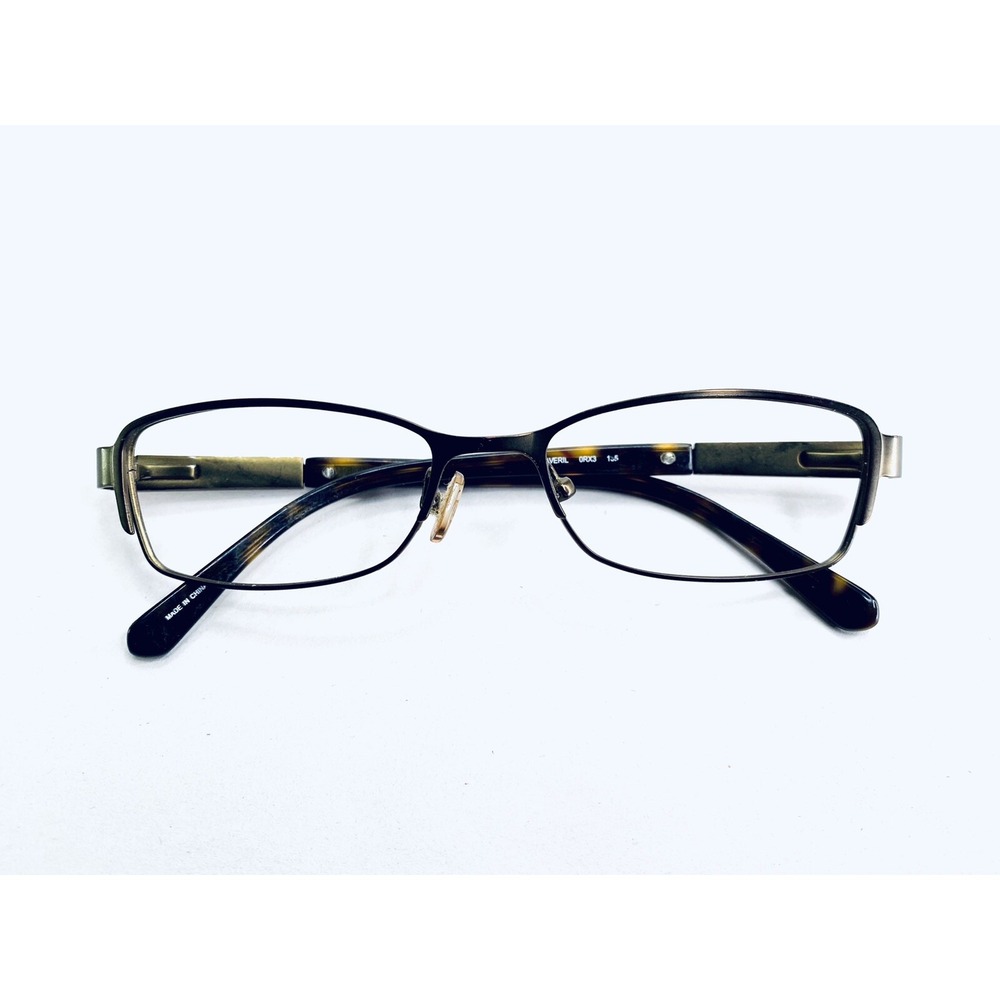Kate Spade NY Brown Tortoise Metal Cat Eye Eyeglasses Averil 0RX3 51 16 135 - Picture 4 of 11